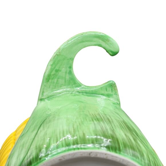 Boston Warehouse Ceramic Corn On The Cob Butter Bowl Warmer Spreader Brush Whisk - Picture 6 of 7